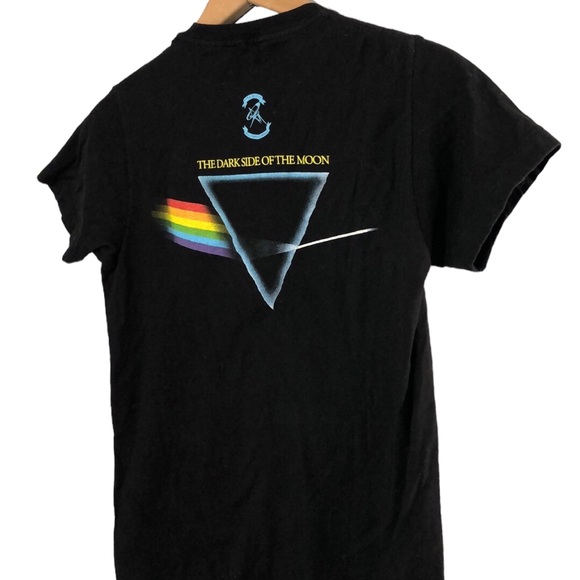 PINK FLOYD | Black Graphic Cotton Tee “The Dark Side of the Moon” size Small - Picture 10 of 10